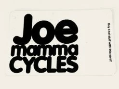 Joe Mamma Cycles Gift Card Safety Gear